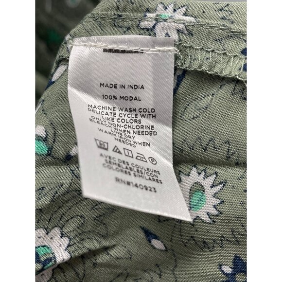 Loft Womens Floral Kimono Wrap XS/S Green Pattern Open Front Lightweight- New - Picture 7 of 8